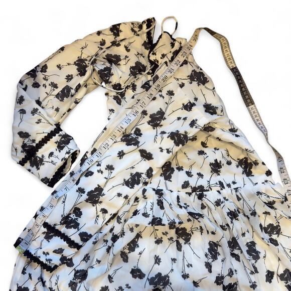 Western gothic vintage handmade white prairie dress womens size XS - Picture 5 of 8